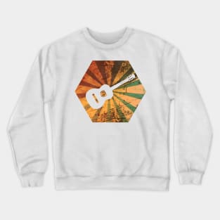 Awesome Vintage Retro Ukulele Players Musical Crewneck Sweatshirt